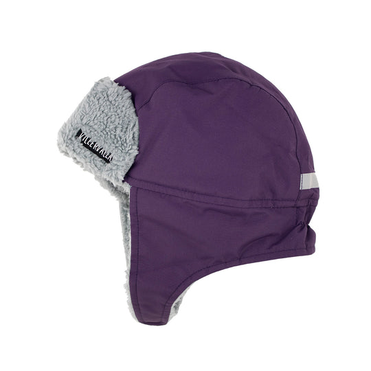 Trapper Hat in Mulberry