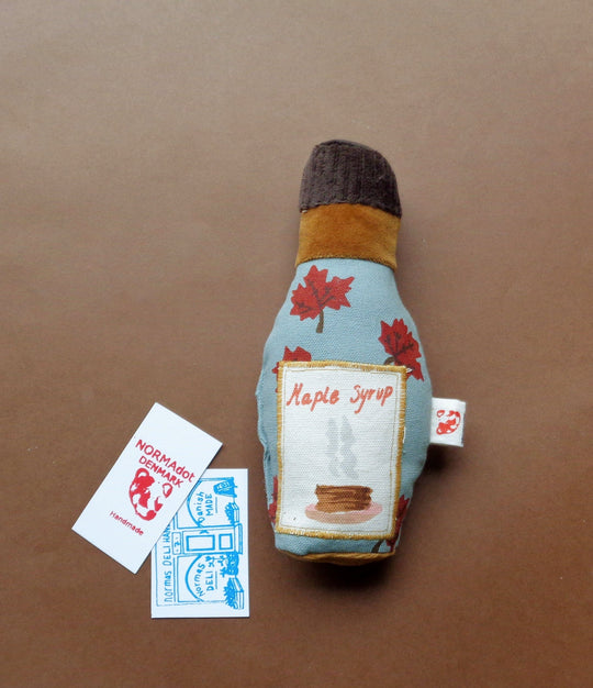 Maple Syrup Bottle Rattle Toy