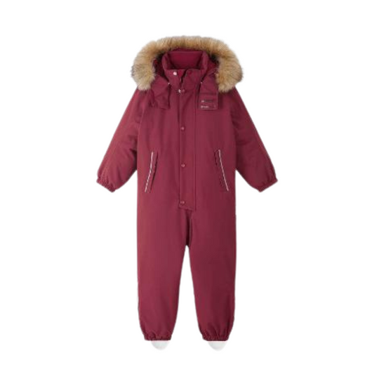 Reimatec Insulated Winter Overall, Stavanger in Jam Red