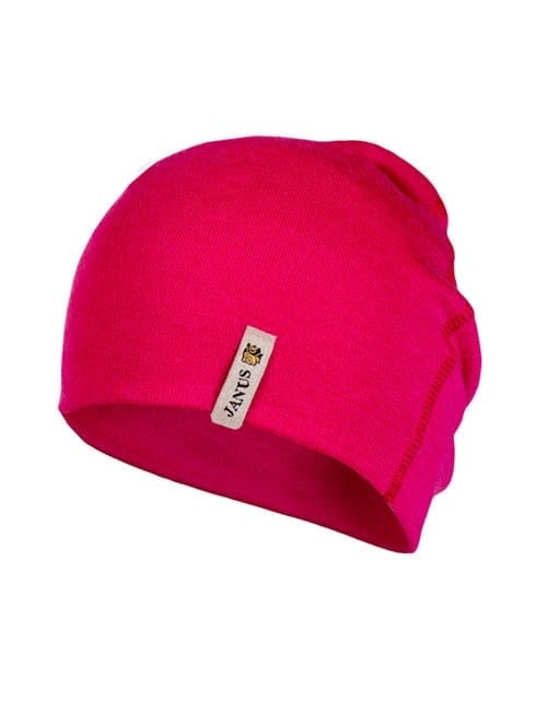 Adult Merino Wool Beanie: Rosa Pink