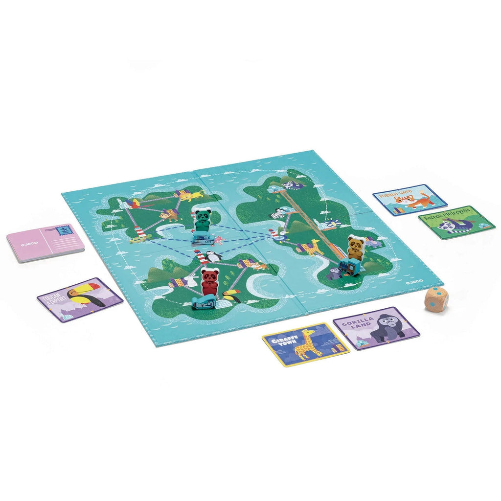 Around the World Strategy Game - Biddle and Bop-Board Games-Djeco