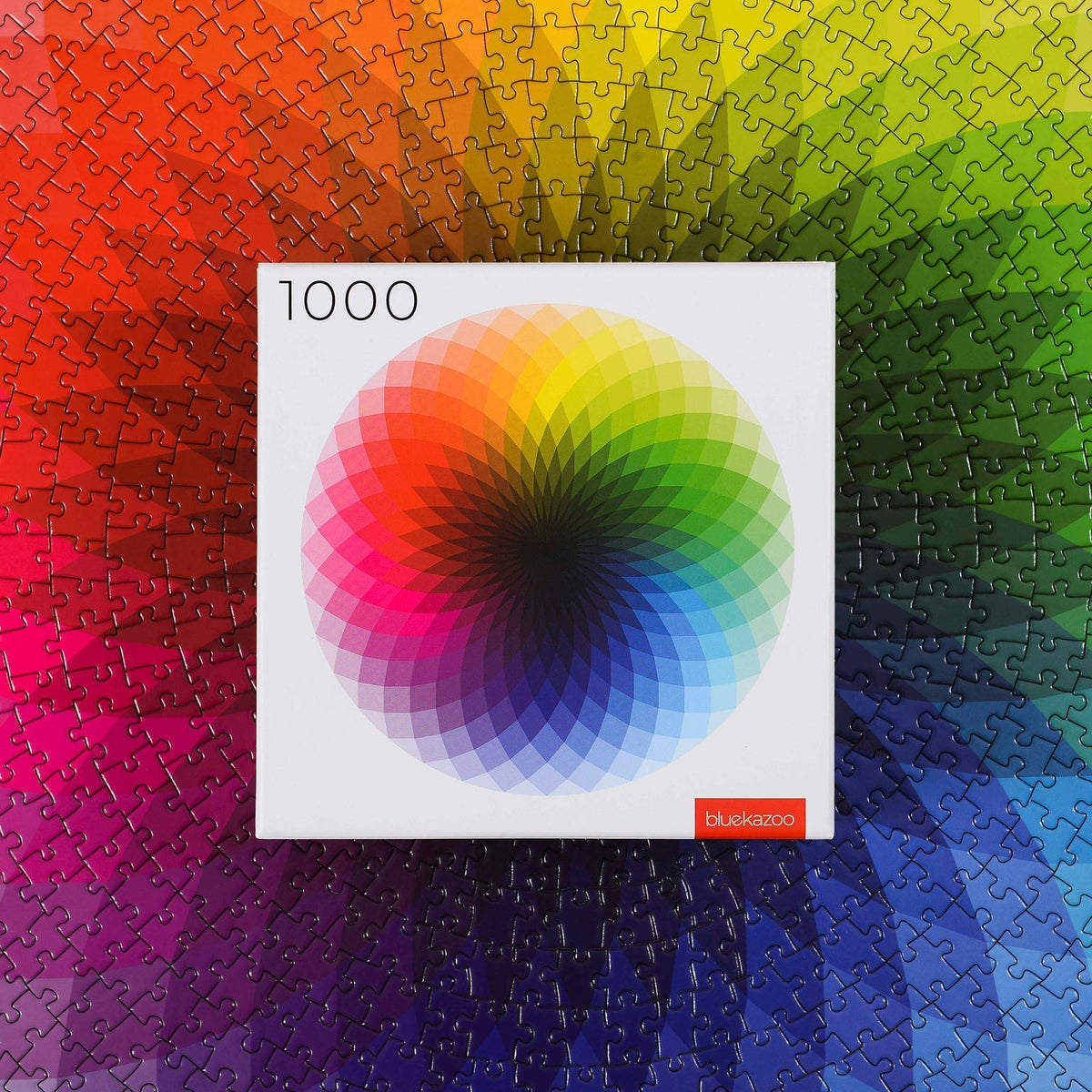 RAINBOW COLOR WHEEL 1 000 piece Color Gradient Jigsaw