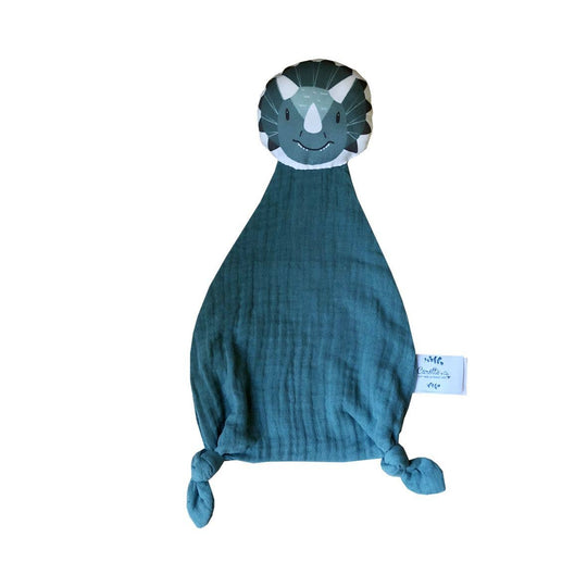 Lovey Blanket: Dinosaur Eucalyptus Green