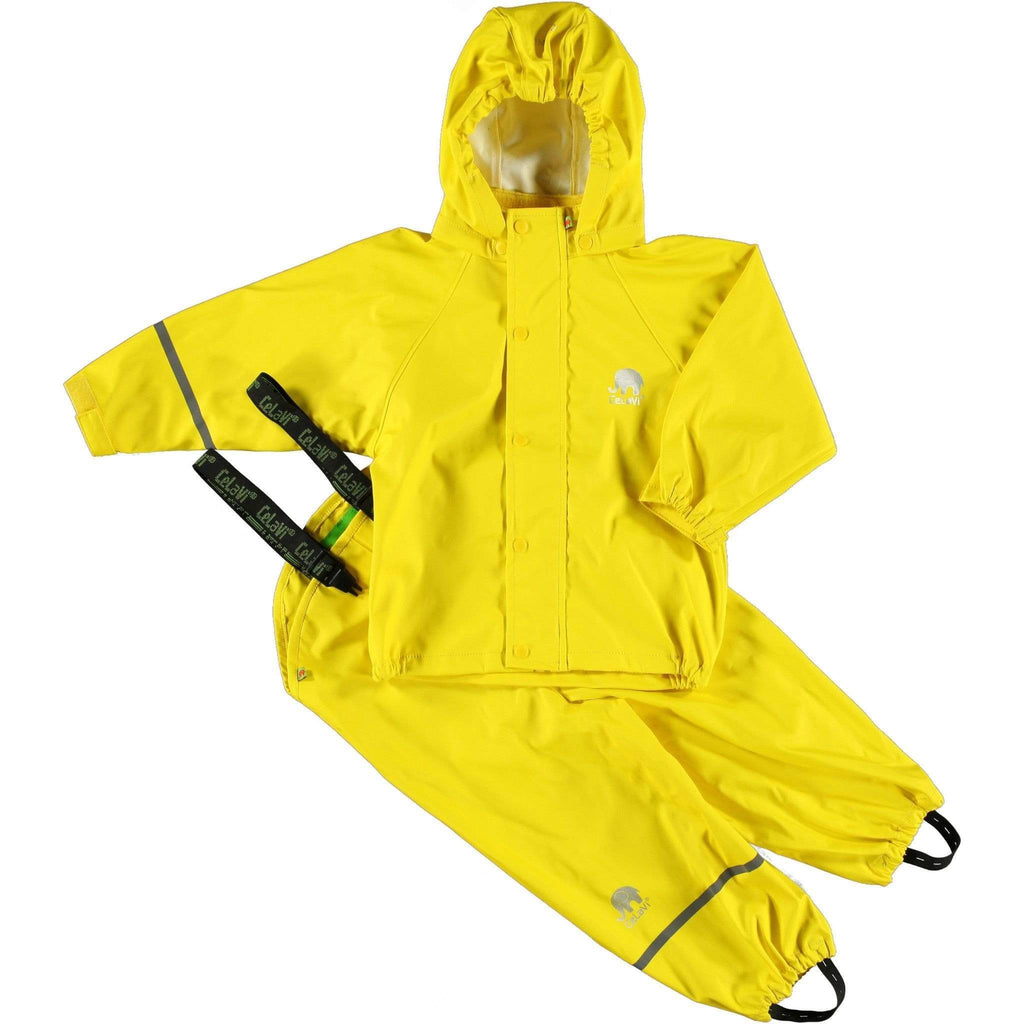 Classic Rain Gear Set - Yellow Gear  at Biddle and Bop