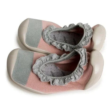 Collégien Ballet Flat: Seashell with English Lace