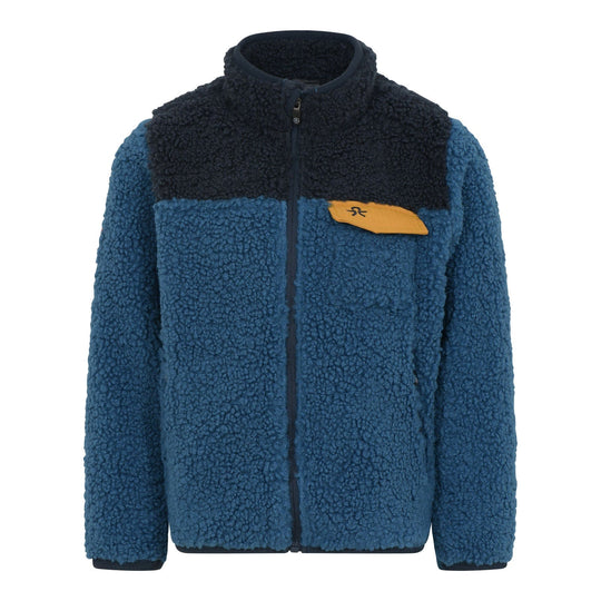 Teddy Fleece Jacket: Dark Blue