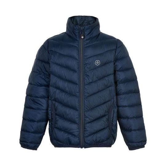 Quilted Packable Jacket: Dress Blues