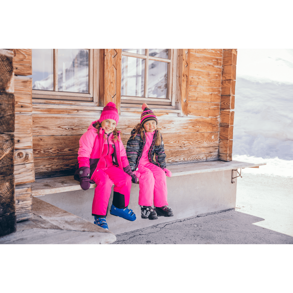 Ski pants with pockets Airflow 10K in Sugar Pink