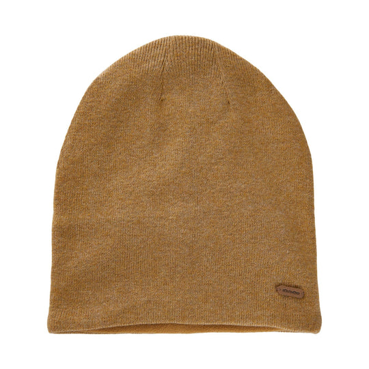 Cotton Lined Wool Blend Beanie: Mustard Gold