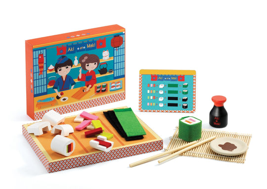 Aki & Maki Sushi Box Role Play Set