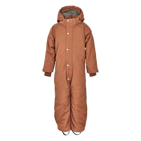 Forrest Waterproof Winter Snowsuit: Leather Brown