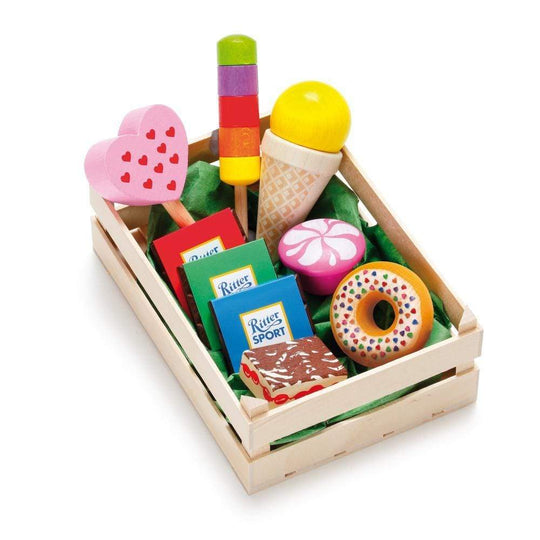 Wooden Play Food Set: Sweets and Candies