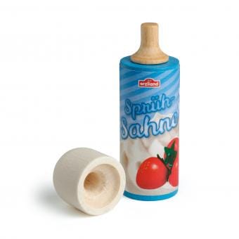 Wooden Play Food: Whipped Cream Dispenser