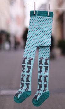 Children's Stockings: Cats Tights  at Biddle and Bop
