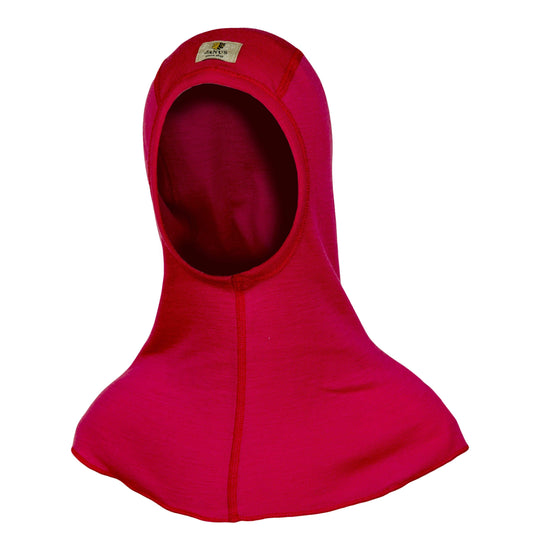 Merino Wool Balaclava: Pink Rose