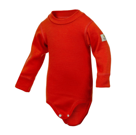 Merino Wool Bodysuit: Clementine