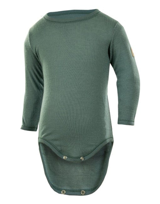 Merino Wool Bodysuit: Light Green