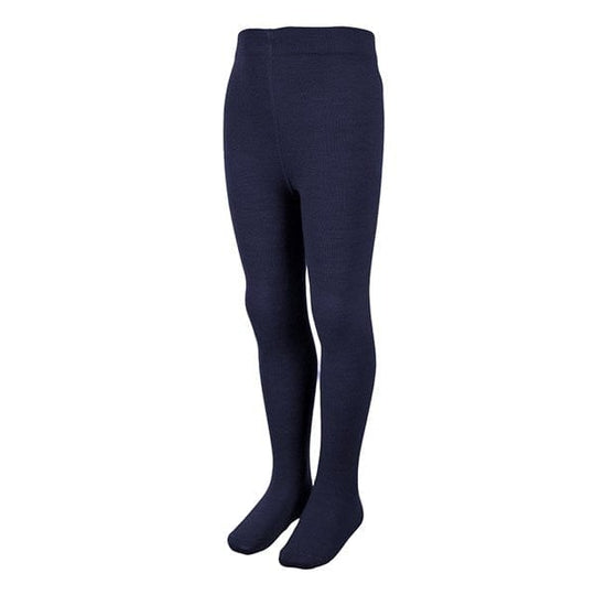 Merino Wool Tights: Navy
