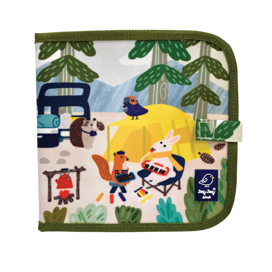 Jaq Jaq & Friends erasable book - Camping