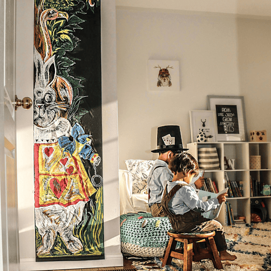 Reusable Blank Slate Wall Decal