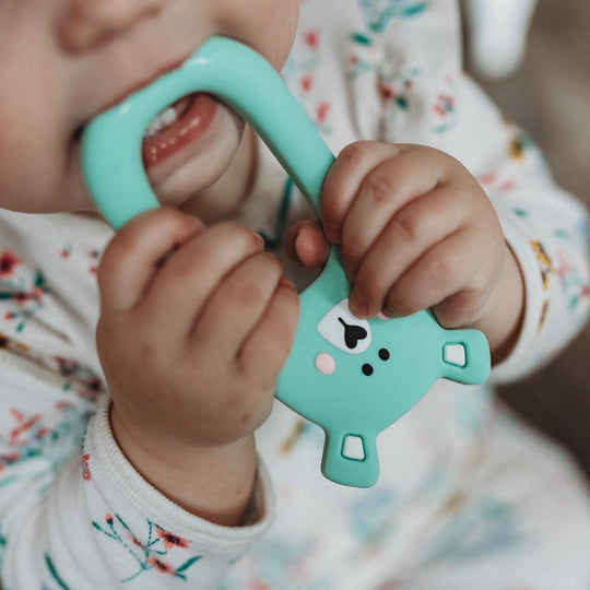 Sensory Teething Toy: Bear Mint