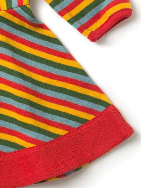 Rainbow Stripes Forever Dress Clothing  at Biddle and Bop