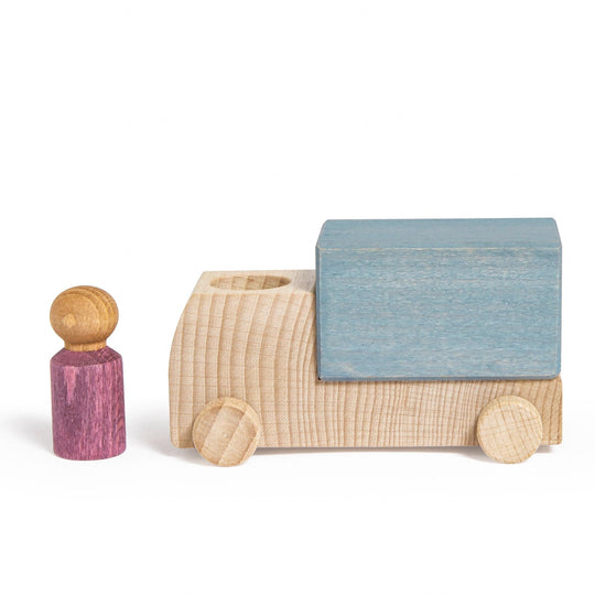Lubulona Wooden Truck: Gray