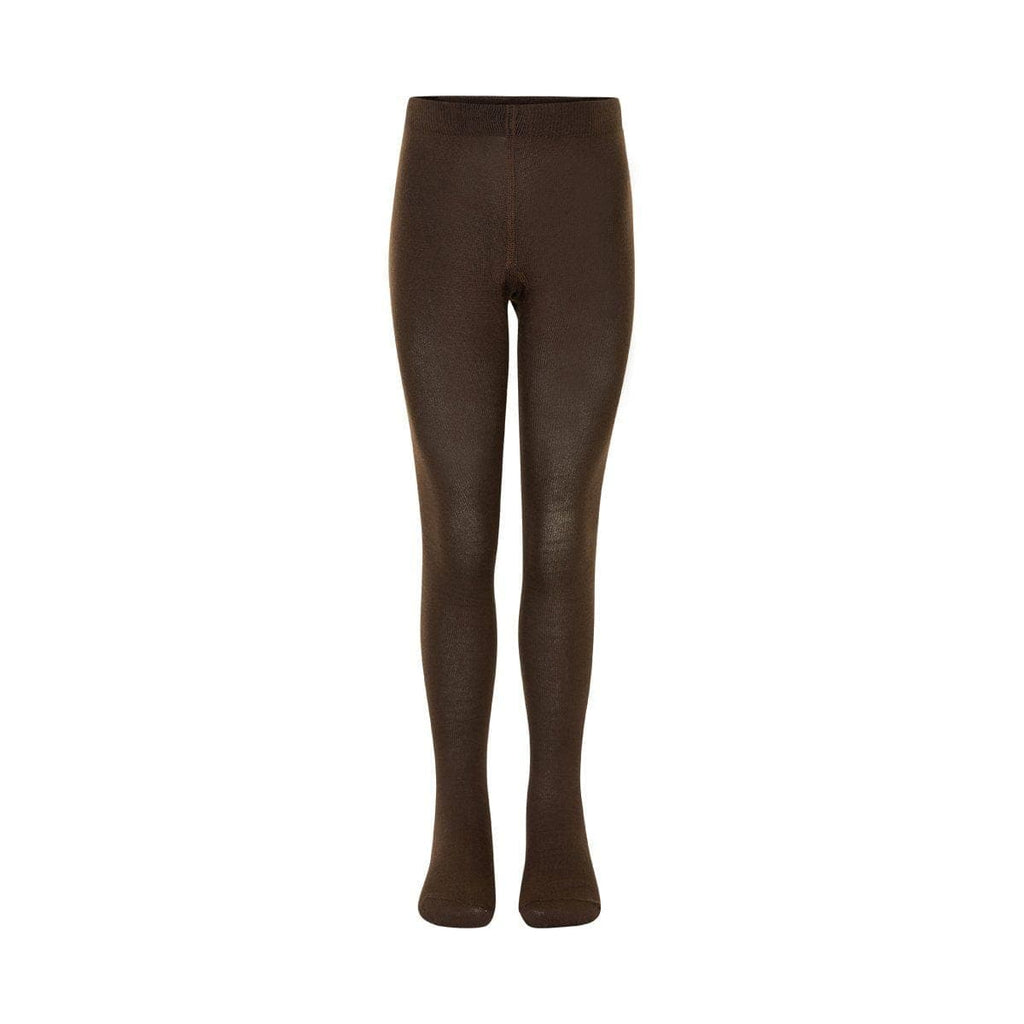 Cotton Tights:  Brown Tights  at Biddle and Bop