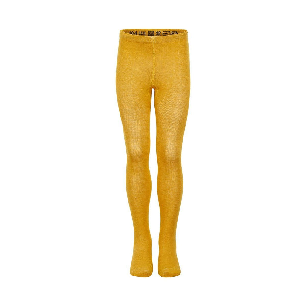 Cotton Tights:  Marigold Yellow Tights  at Biddle and Bop