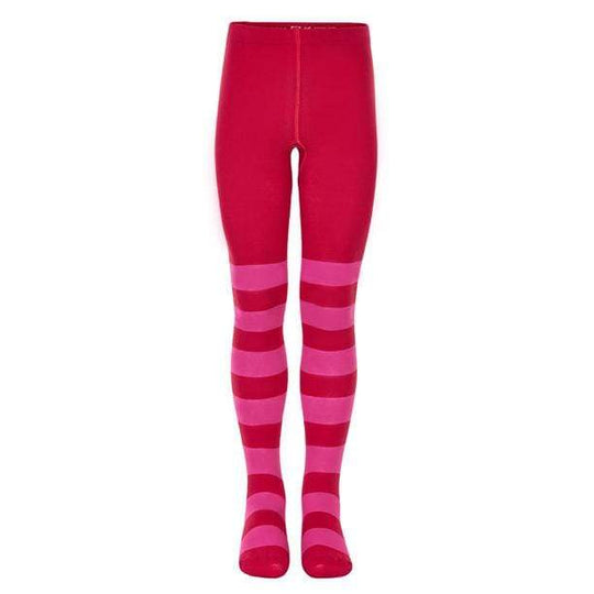 Tights: Red & Pink Stripes