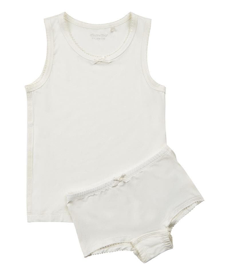 Bamboo Underwear Set: White Clothing  at Biddle and Bop