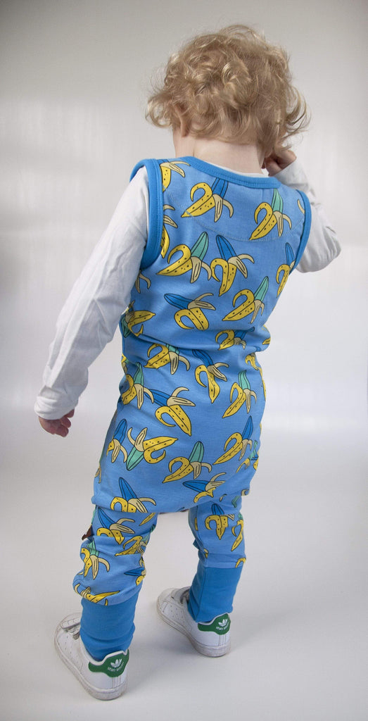 Baby Playsuit Dungarees: Crazy Banana Clothing  at Biddle and Bop