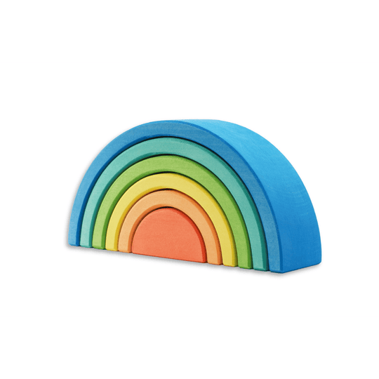 Ocamora Rainbow Stacker: 6 Piece Blue