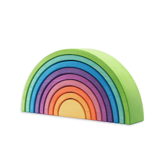 Ocamora Rainbow Stacker: 9 Piece Green