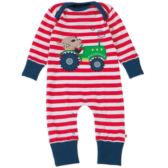 Tractor & Pig Playsuit