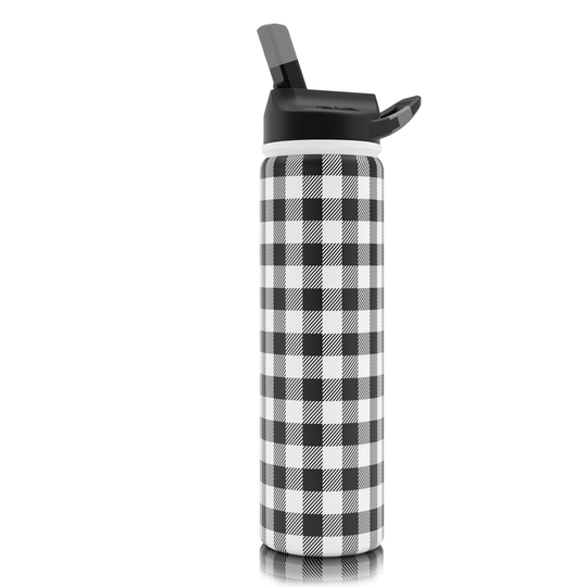SIC Stainless Water Bottle: 27oz in Plaid