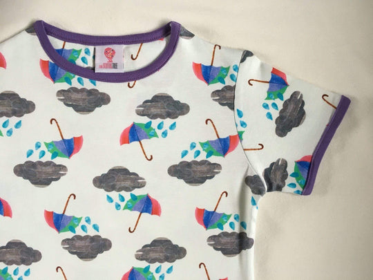Brollies and Blizzards: Organic Children's T-Shirt