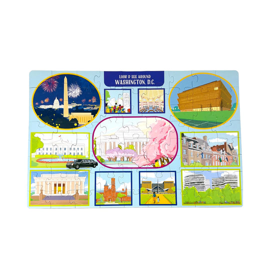 Upbounders® Look & See Around Washington, DC - 72 PC Puzzle