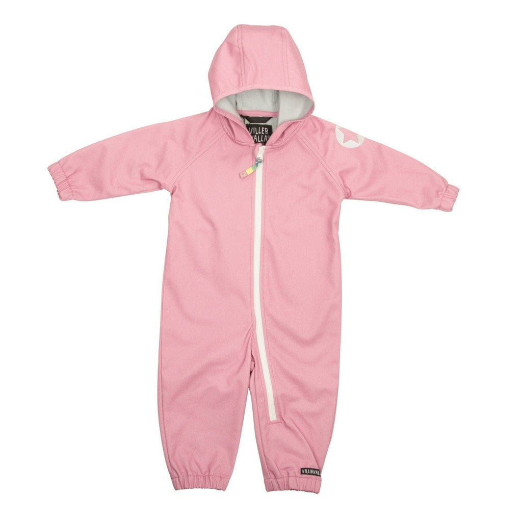 Softshell Waterproof Breathable One Piece Overall Suit: Fuchsia Pink Gear  at Biddle and Bop