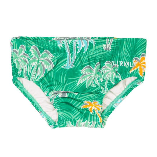 Baby Swim Bummies: Palm Tree Parakeet