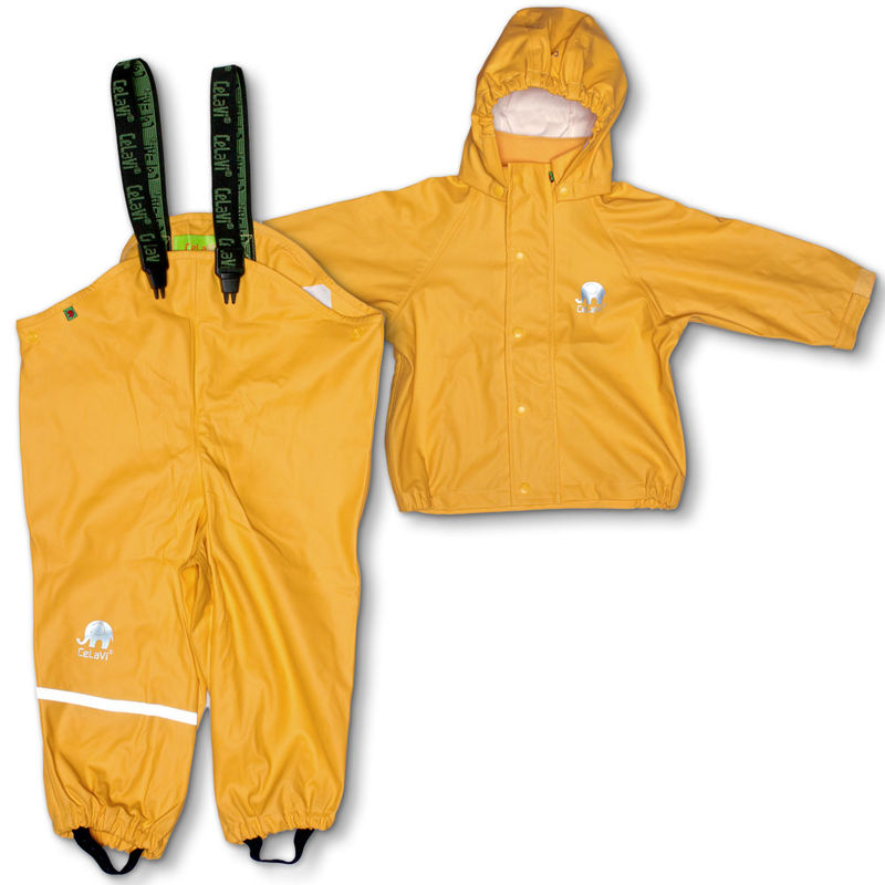 Classic Rain Gear Set Mineral Yellow – Biddle and Bop