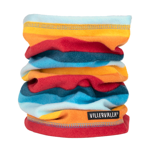 Fleece Tube Scarf: Midnight Stripe