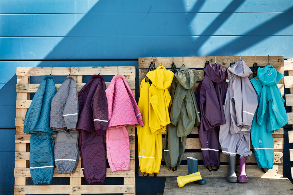 classic rain gear and thermals for outdoor play celavi denmark at biddleandbop