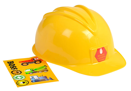 Junior Construction Helmet with Stickers