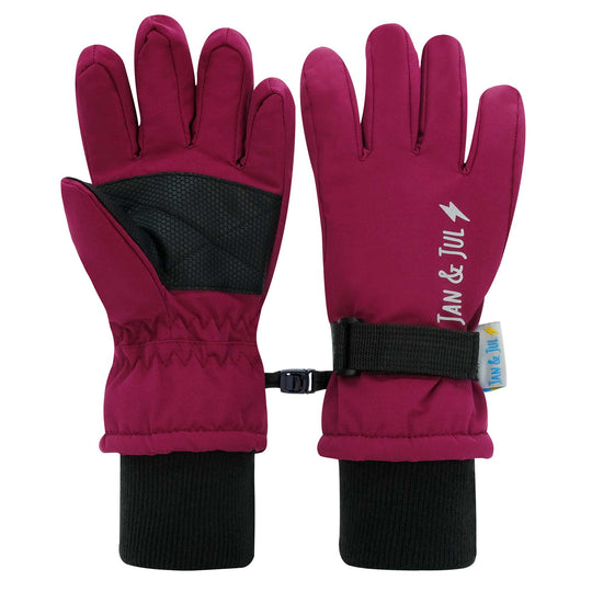Toasty-Dry Waterproof Snow Glove: Wildberry