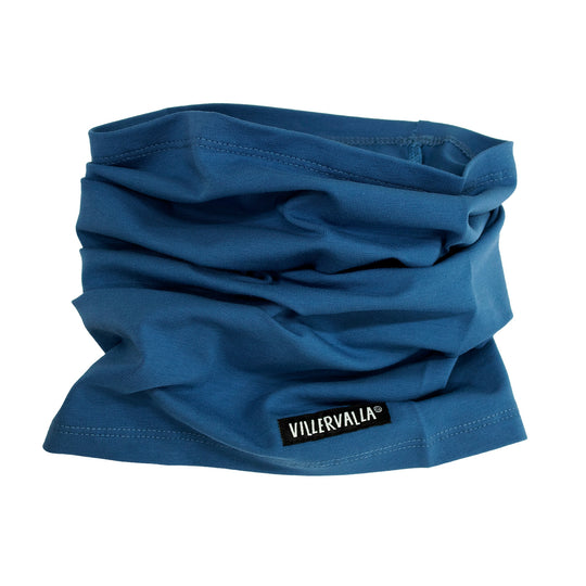 Organic Cotton Tube Scarf: Dark Ocean