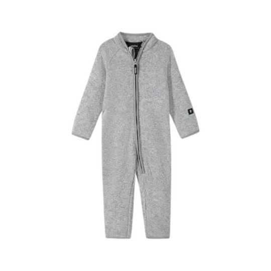 Tahti Fleece Overall in Melange Grey