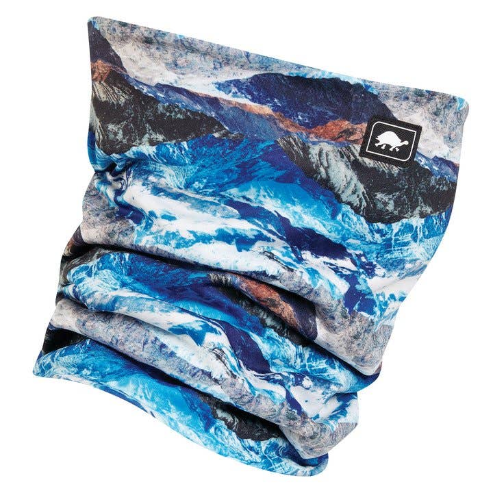 Adult Fleece Lined Neckwarmer: Upward Bound - Biddle and Bop-Balaclavas and Tube Scarves-Turtle Fur