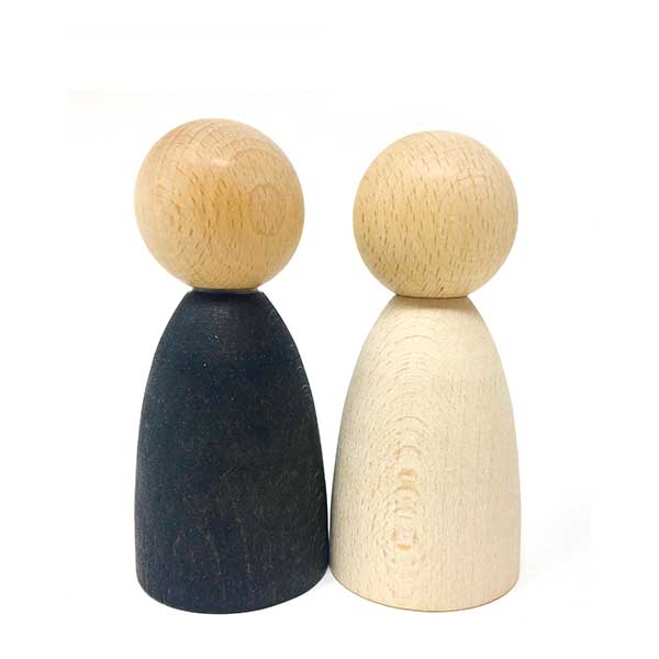 Adult Nins®: Light Wood - Biddle and Bop-Wooden Figures-Grapat