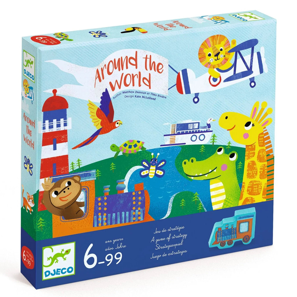 Around the World Strategy Game - Biddle and Bop-Board Games-Djeco